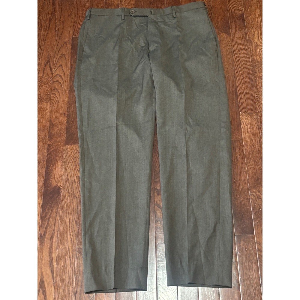 Incotex Slowear Modern Fit Trousers Brown Super 100s Wool Pants Size 35